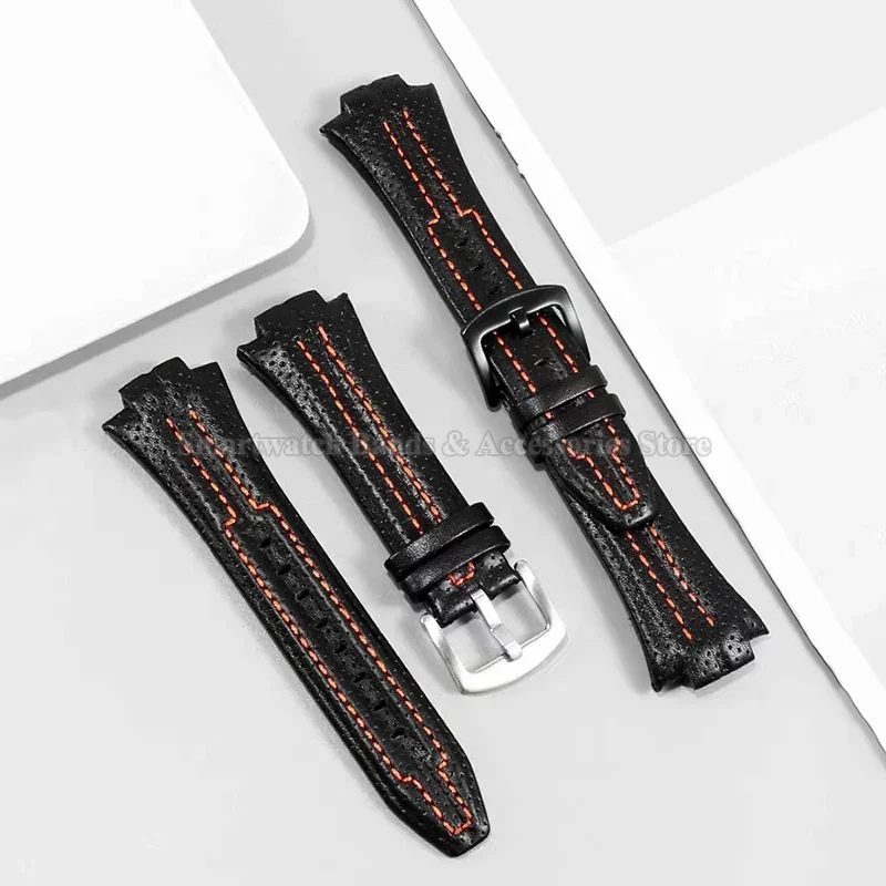 Leather Waterproof Watch Strap Replacement - 15x27mm