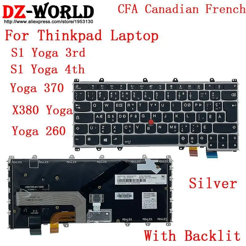 FR CFA Teclado Belga Francês Canadense Para