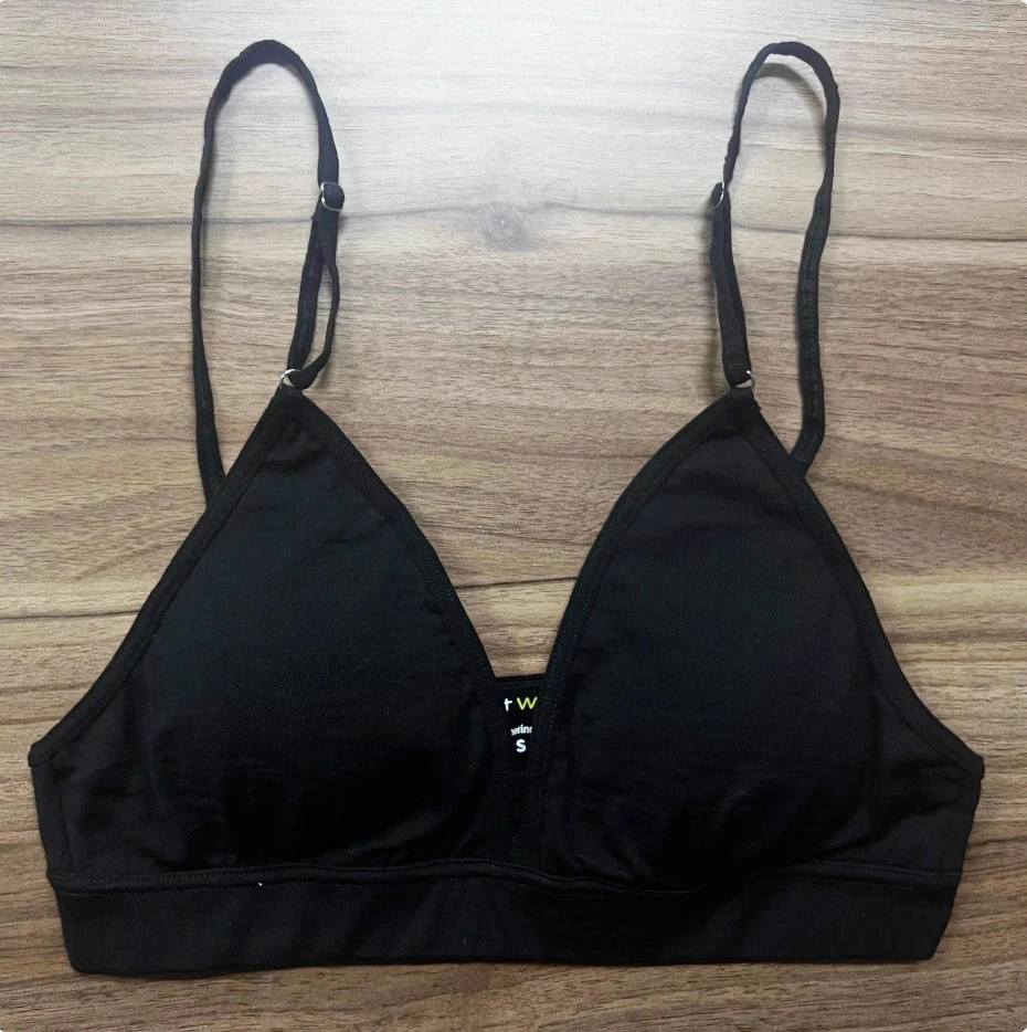Merino wool Sports Bras Breathable triangular cup quick-drying underwear