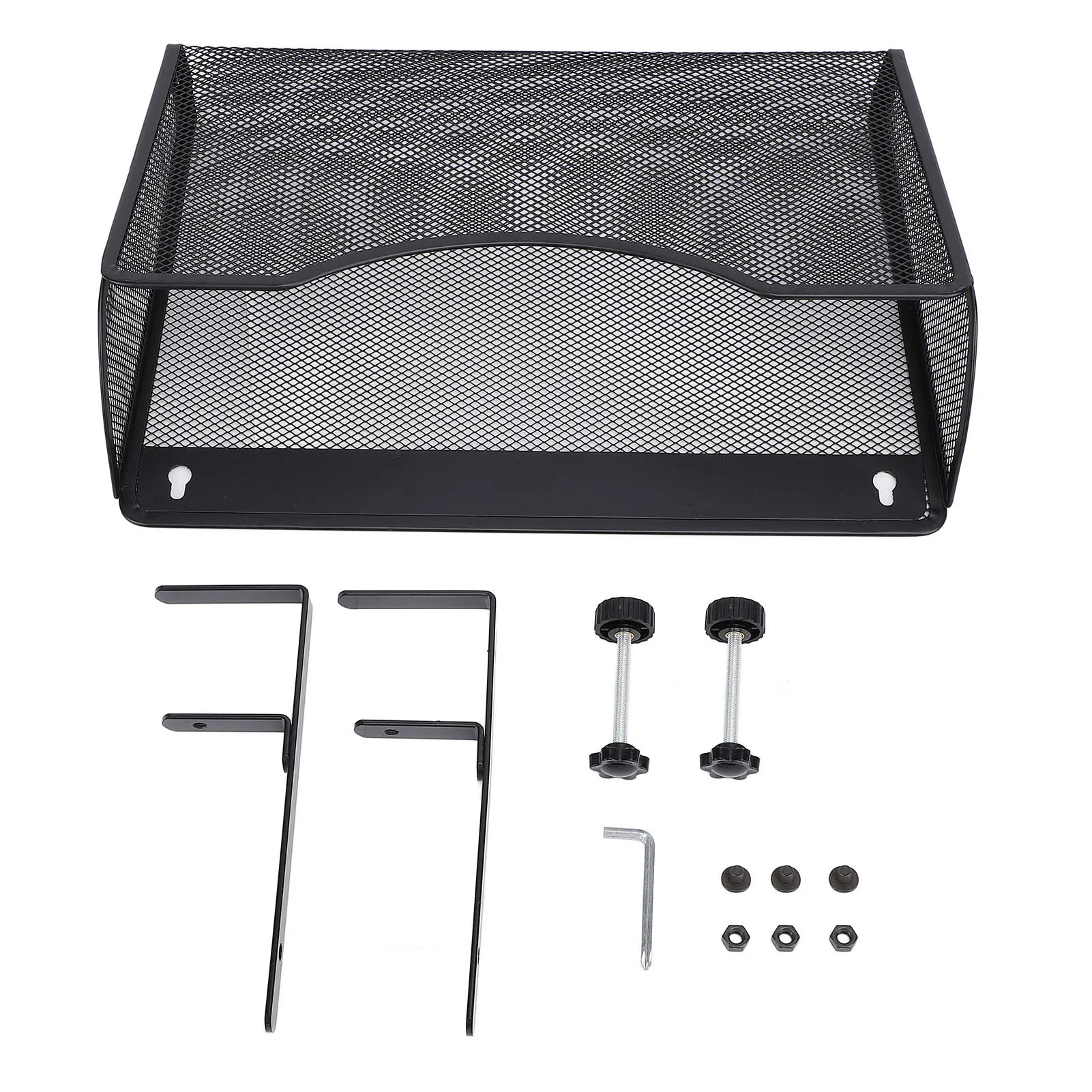 Adjustable Carbon Steel and PP Hanging Desk Storage Organizer