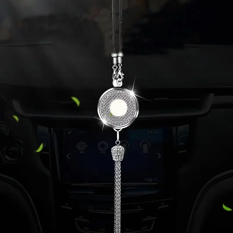For Toyota Air Freshener Diffuser Perfume Fragrance Rearview mirror pendant analog Diamond car perfume is not distributed