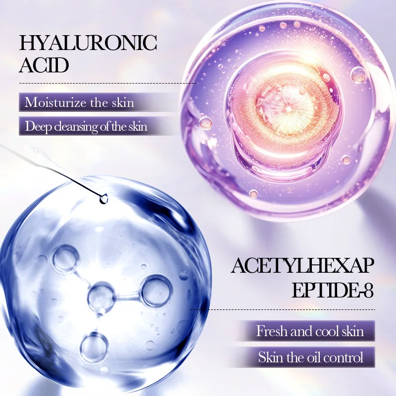 BIOAOUA Restructured Type III Collagen Gentle Foaming Deep Cleansing Oil Control Nourishing Brightening Facial Cleanser