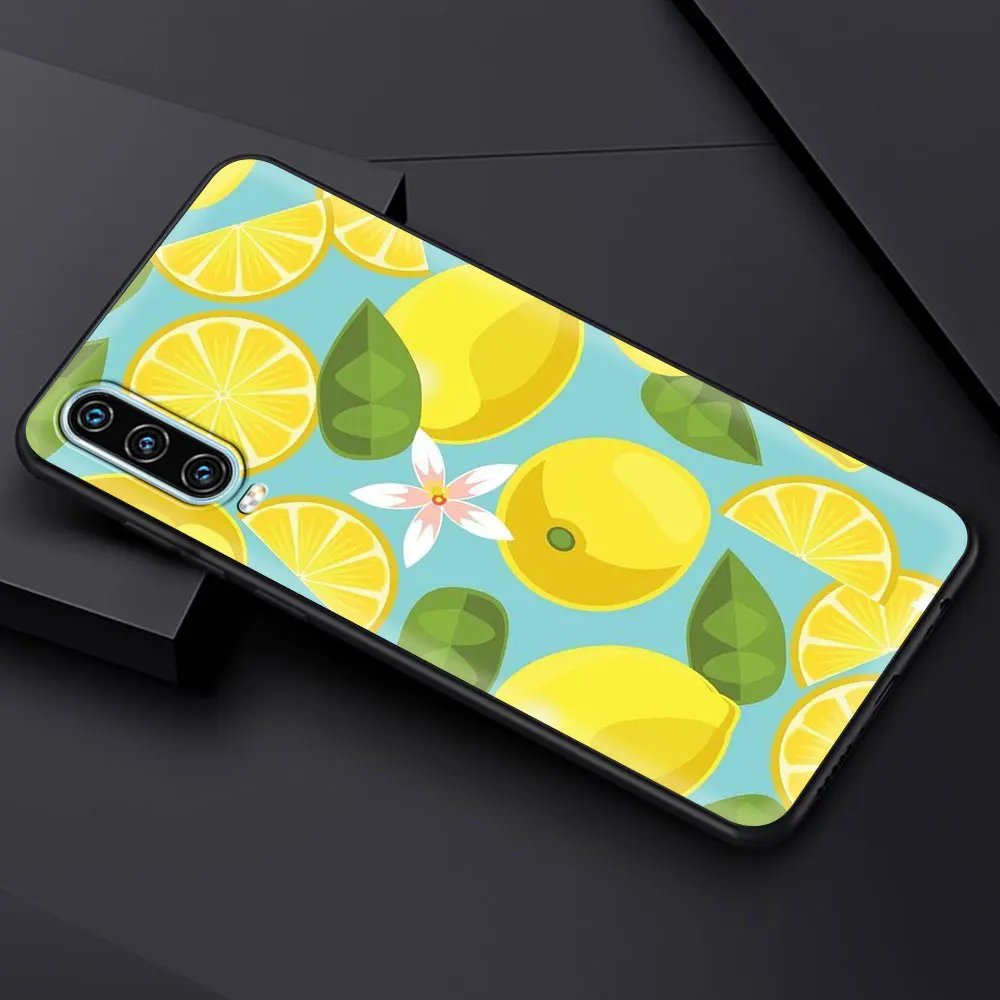 Mediterranean Lemon Soft Phone Case Cover