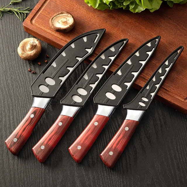 Couteau à désosser en acier inoxydable, couteau de boucher, couteau de chef, cuisine professionnelle opaque, convient pour le porc, le bétail, la viande de mouton 6