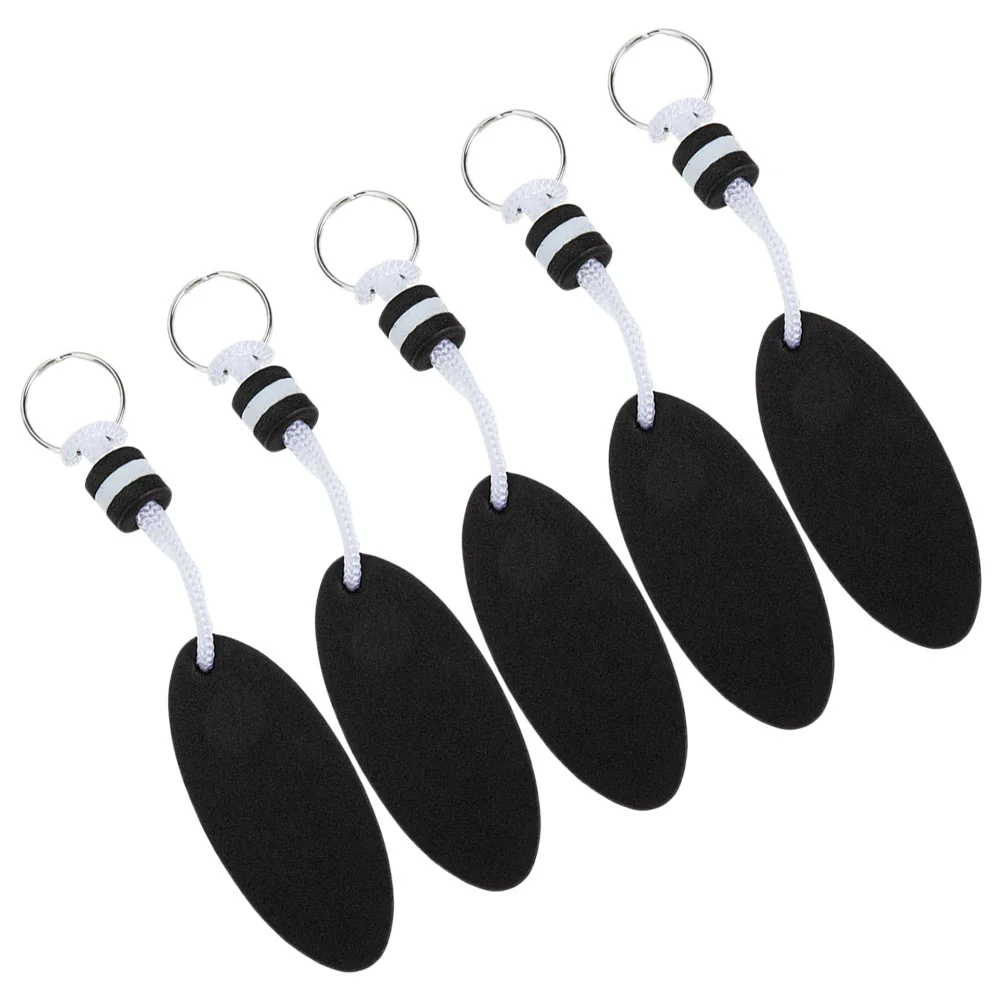 

5 Pcs Surfboard Keychain Outdoor Holder Keys Storage Pendant Saftey Floating Rings Decorative Eva