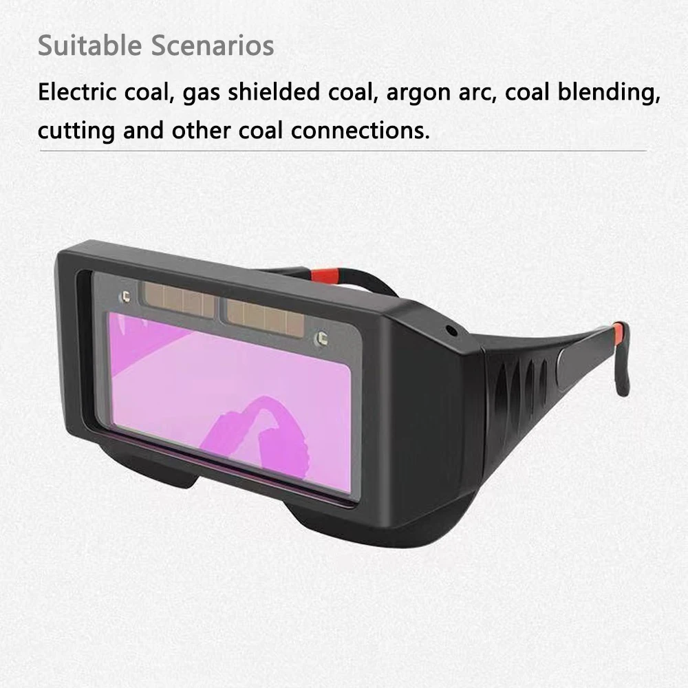 Automatic dimming welding glasses welding argon arc welding anti strong light and anti impact goggles for welders 1 PC