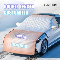Enhanced 7 - Layer Winter Windproof Waterproof Car Snow Shield and Ice Cover (1pc)