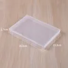 Container Case Rectangular Plastic Clear Storage Box Durable Flat Transparent PP 4 Sizes Jewelry Container Case 2