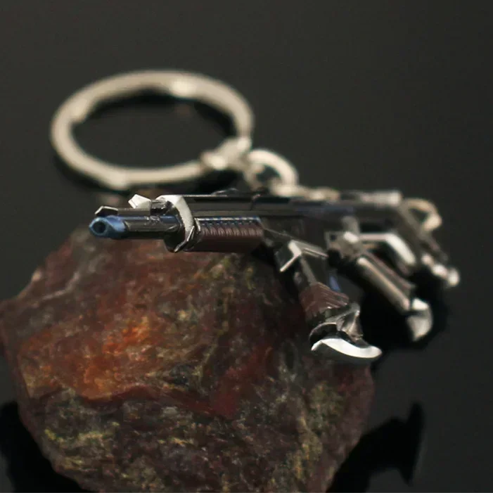 New 9cm Valorant Kuronami No Yaiba Vandal Melee Hoodlum Metal Model Samurai Sword Weapon Model Keychain Decoration Gifts Toy Kid 3