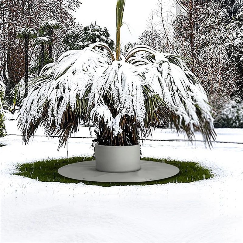 Palm Tree Root Protectors,3 Layers Tree Root Freeze Protectors With Ground Nails,Winter Frost Covers Outdoor-Y78A