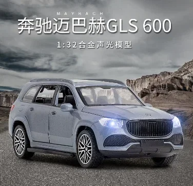 

Модель автомобиля Mercedes Benz Maybach GLS 600 из металлического сплава, 1:32