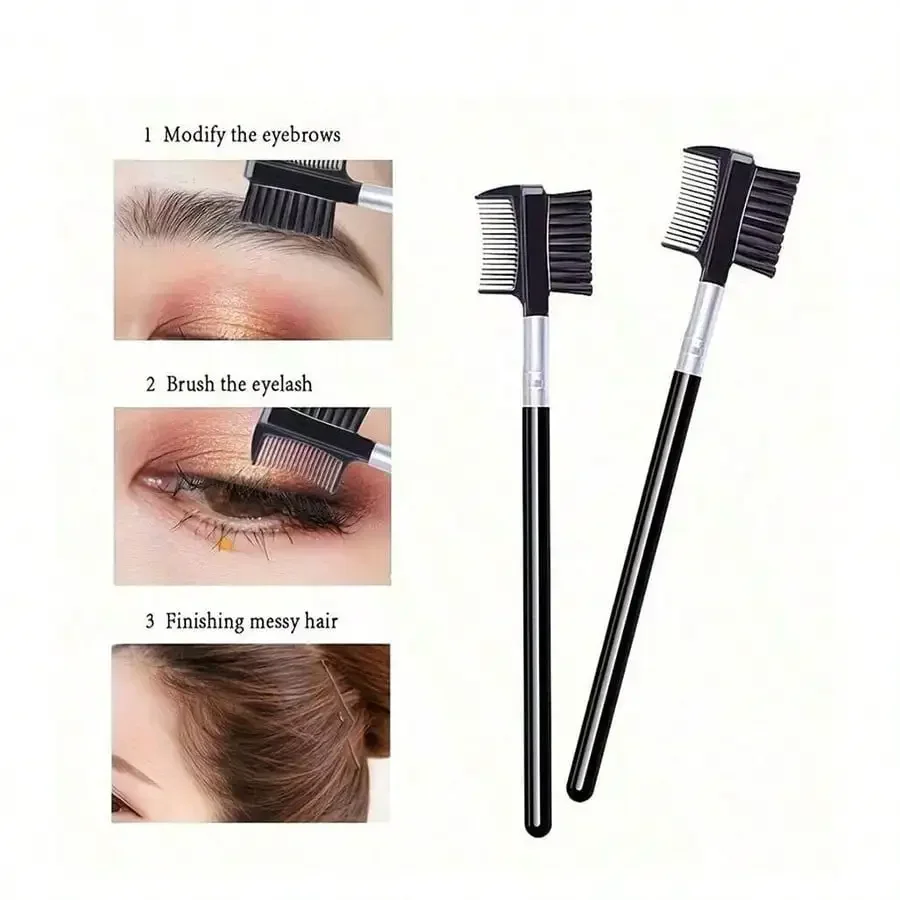 Includes Eyelash Curler With Comb Separator, Eyebrow Brush,11-In-1 Eyelash Grooming Kit, Eyelash Wand,  4 Silicone Refill Pads