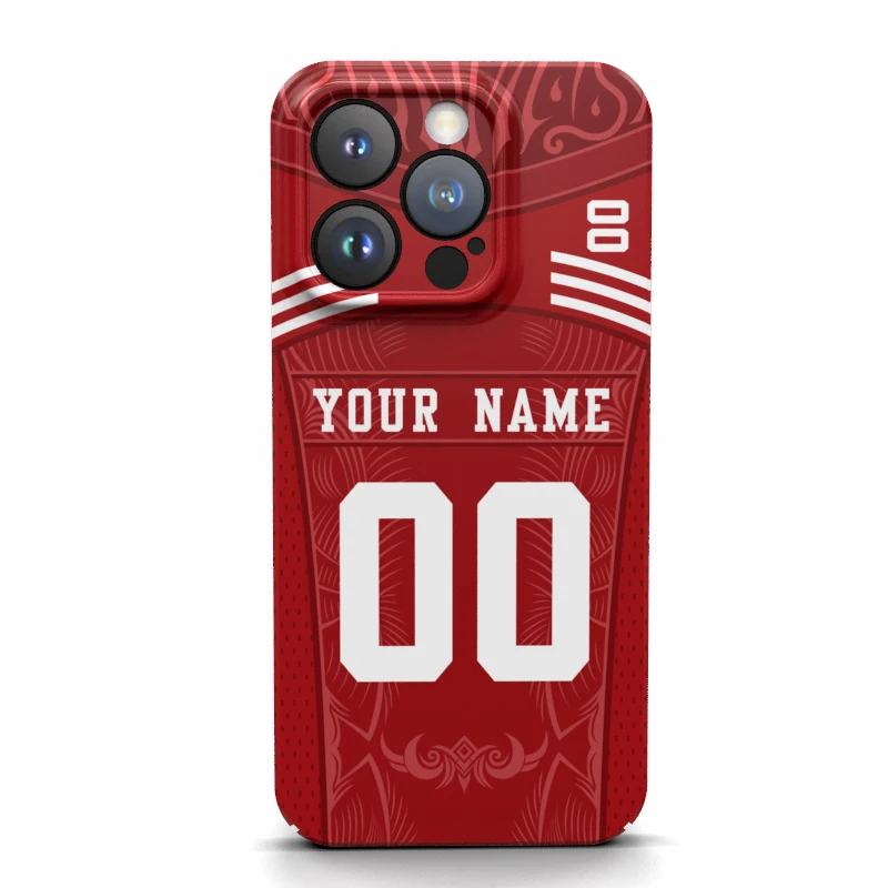 

San Francisco Custom Cover Case 3D Name Number Jersey Usa Football For Iphone 15 14 Pro Max 13 12 11 Mini X Xs Xr 7 8 6s Plus Se