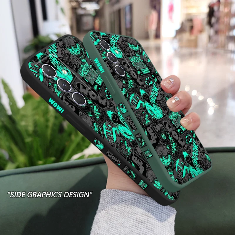 Blackened Clown Case For Samsung Galaxy A54 A34 A24 A14 A04 A73 A53 A33 A23 A13 A03 A72 A52 A52S A32 A22 A12 A71 A51 4G 5G