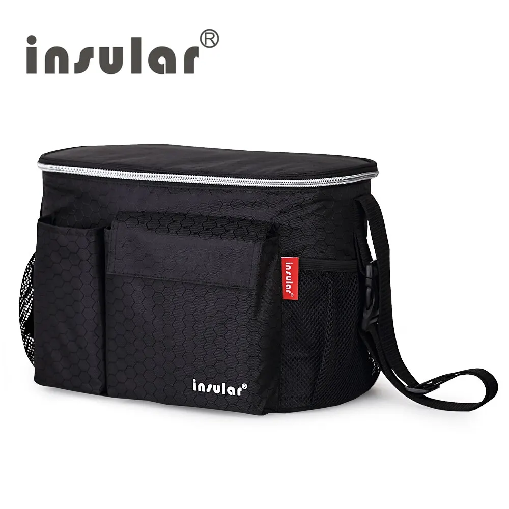 Fashion Cart Hanging Stroller Bag Thermal Insulation Mommy Bags Baby Diaper Bags Waterproof Changing Bag