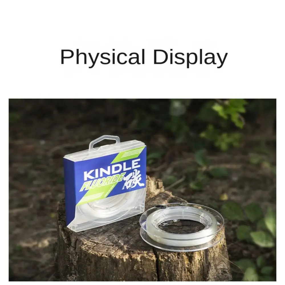 

50M Carbon Fiber Leader Line Transparent pure carbon Fishing Line High quality Fluorocarbon ling for fly fishing pesca.