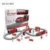Children's Toys Floor Game DIY Train Rail Car Assembly Track Theme Set  Family Parent-child Interactive Floor Games Toys Gift 5