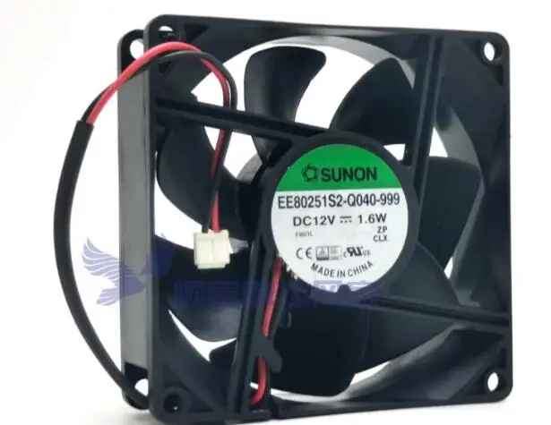 

SUNON EE80251S2-Q040-999 DC 12V 1.6W 80x80x25mm 2-Wire Server Cooling Fan