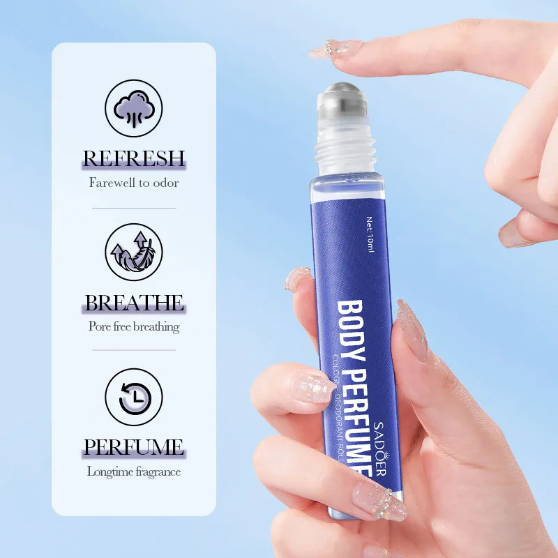 SADOER Corpo profumato Rimuovi l'odore Perline roll-on Anti sudorazione Inodore Profumo Ascelle Collo Deodorante rinfrescante Crema per il corpo - immagine 3