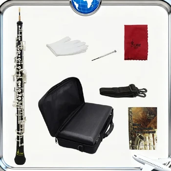 SLADE Professional C Key Oboe Semi-Automatic Style Cupronickel Silver/Gold/Nickel-Plate Woodwind Playing Instrument Set