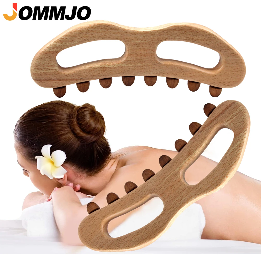 

1Pc Guasha Wood Stick Massage Tool Mountable Massage Stick for Body Lymphatic Drainage Massager Sculpting Tools for Wood Therapy