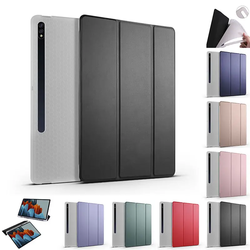Per Samsung Galaxy Tab S7 Fe 5G Custodia 12.4 "Con Portapenne E Galaxy Tab S7 S8 Plus Cover Funda Per Galaxy Tab S7 S8 11 Pollici