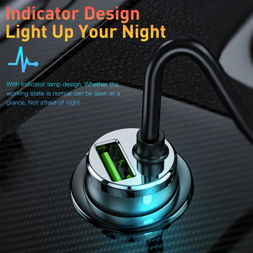 Essager 20W Car Charger With Cable Quick Charge PD3.0 QC USB Fast Car USB Charger For Xiaomi iPhone14 13 12 Mobile Phone Charger