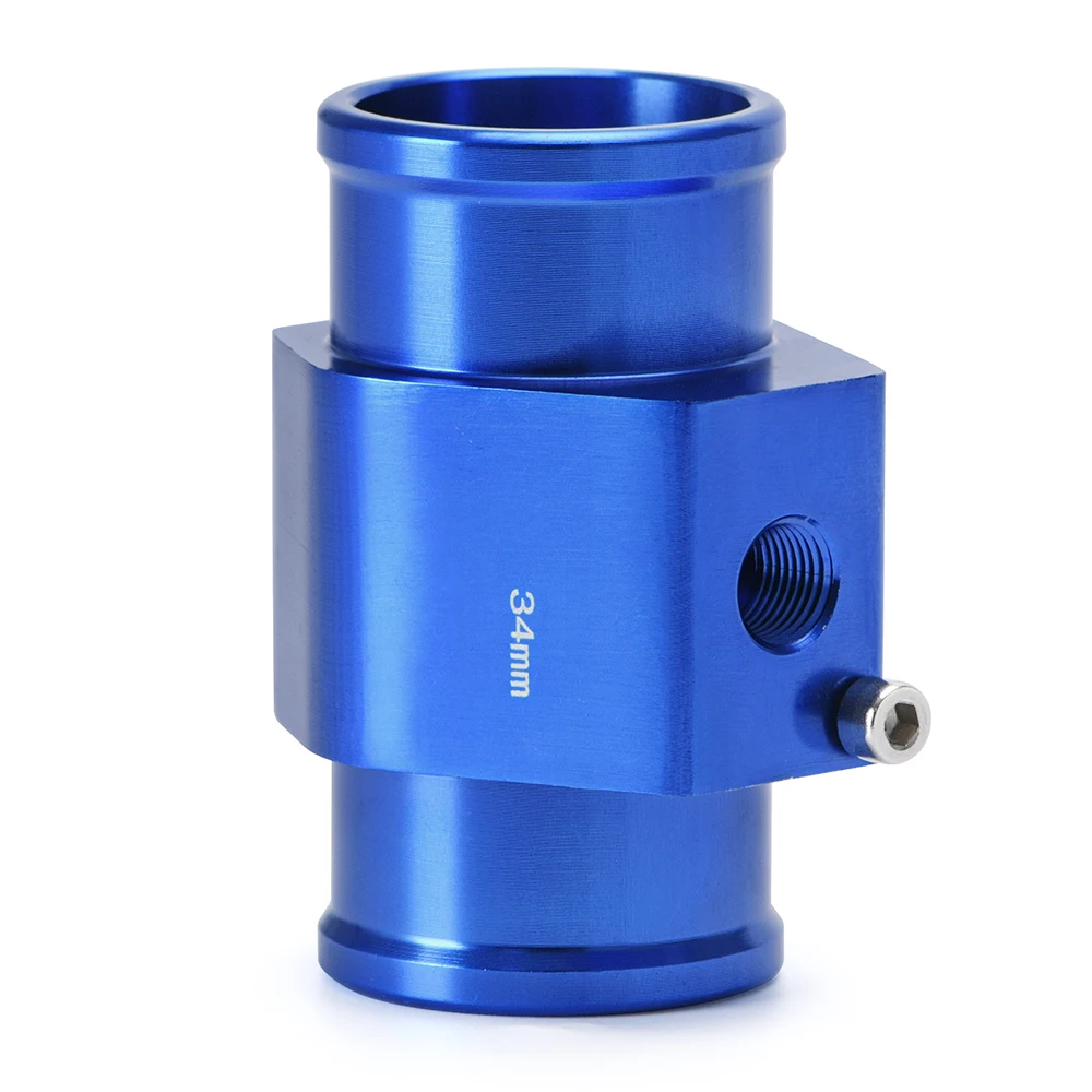 Water Temp Gauge Radiator Temperature Water Temp Joint Pipe Sensor 40mm/36mm/34mm/32mm/30mm/28mm Hose Adapter