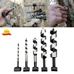 Upgrade Multipurpose Manual Survival Drill Bit Manual Auger Scotch Eye Wood Auger Drill Bit for Bushcraft Camping Survival