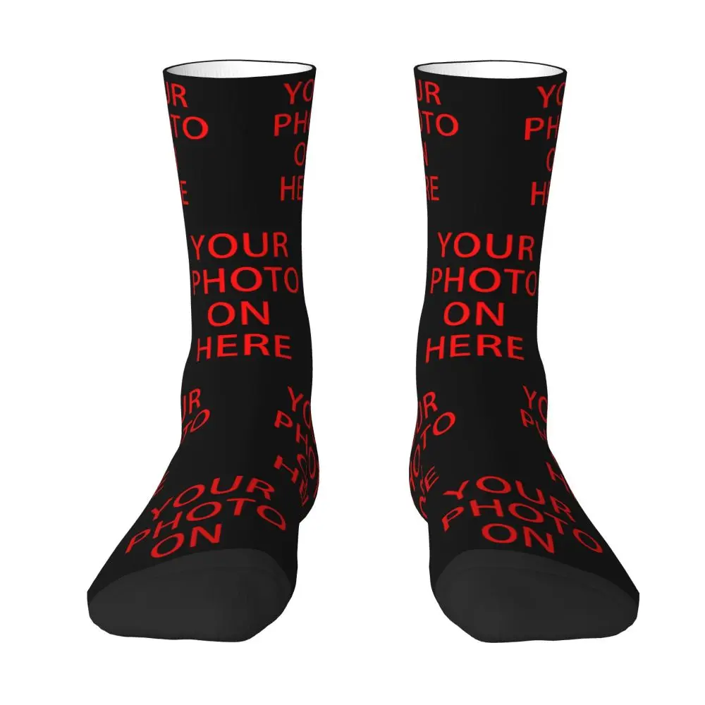 Custom Your Photo Mens Crew Socks Unisex Kawaii 3D Printed Customized Print Dress Socks 1 S328faf48c3e844afa1ecfd1f3caa6668A