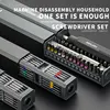 Screwdriver Kit 44 Precision Magnetic Bits Dismountable Screw Driver Set Mini Tool Case For Smart Home PC Phone Repair