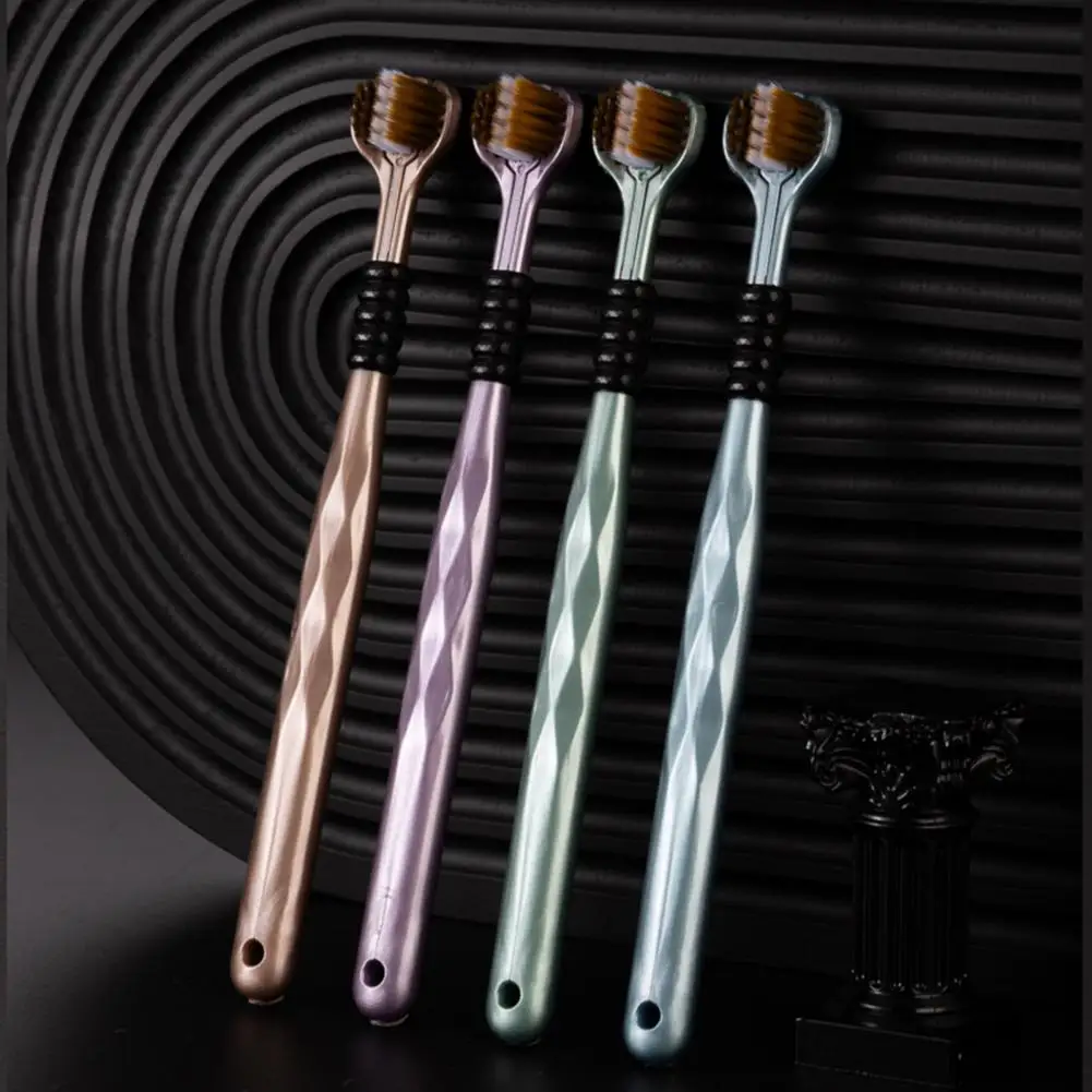 Three-Sided Toothbrush 1/4 Pcs Teeth Gum Care