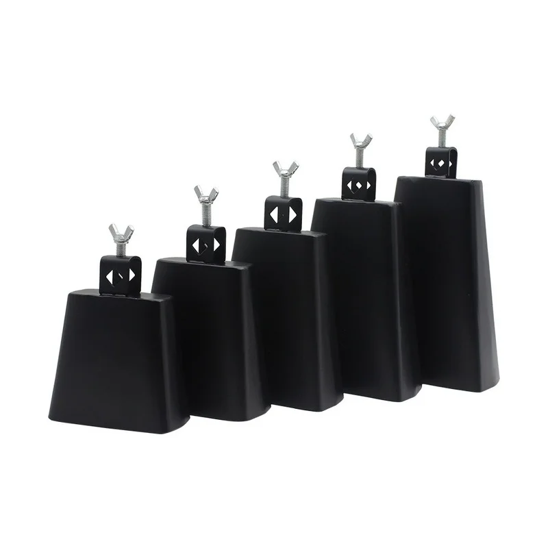 

Musical instrument drum cow bell 4 inch 5 inch 6 inch 7 inch 8 inch metal professional percussion cow bell clapper