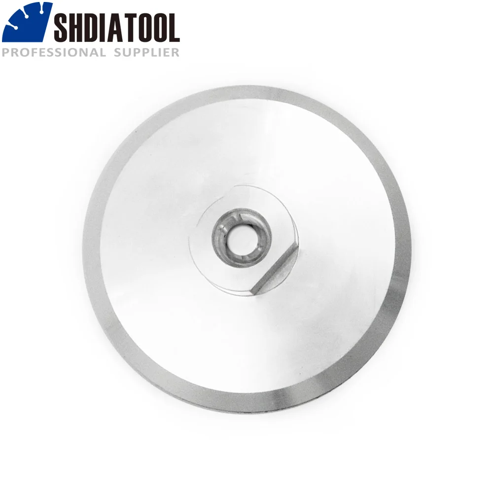 DAMO 4" Aluminum Back Holder Pads For Diamond Polishing Pads - Rigid Backer For Stone Polishing, 5/8"-11 Thread