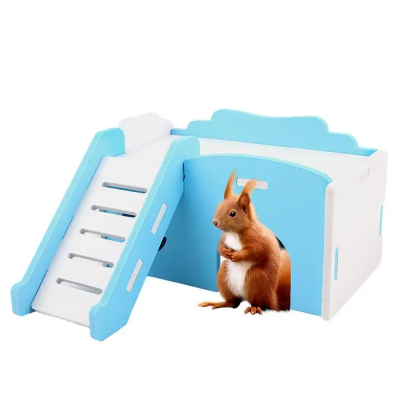 Gerbil House Small Hideaway House Con Accessori Per Gabbie Per Criceti Scorrevoli Gerbil Toys Casa Per Topi Per Lemmings Criceto Nano Nigeriano