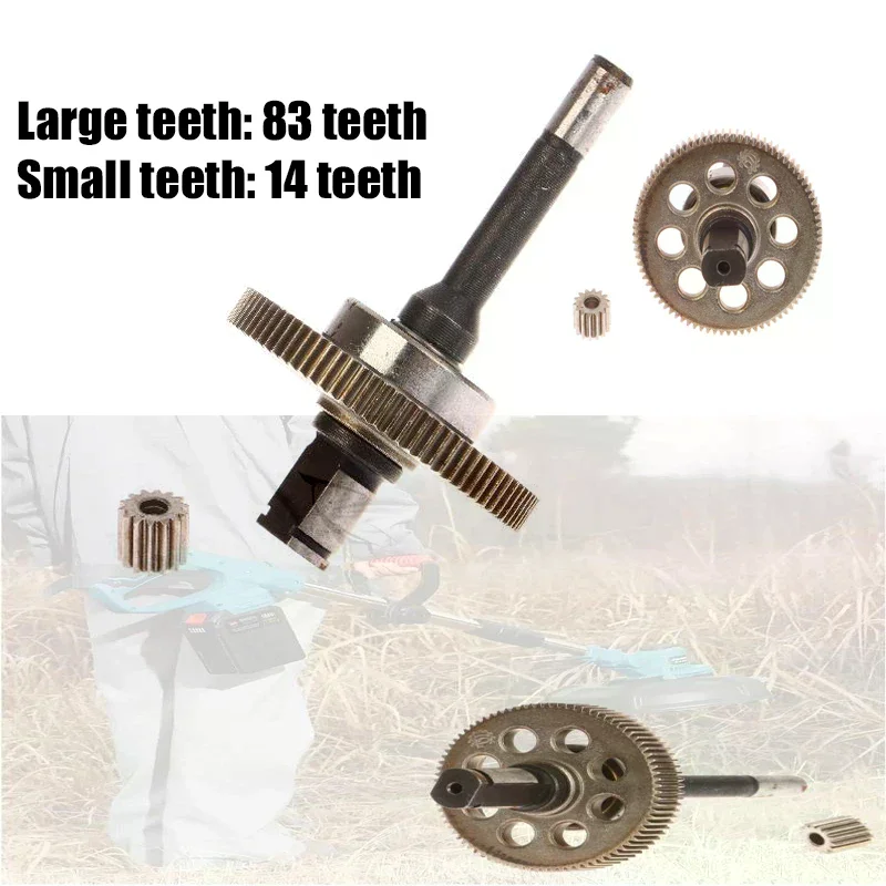 Mini Gear with Shaft for Power Tools Chain Saw - 14/83 Teeth Brushless Motor Gear Assembly