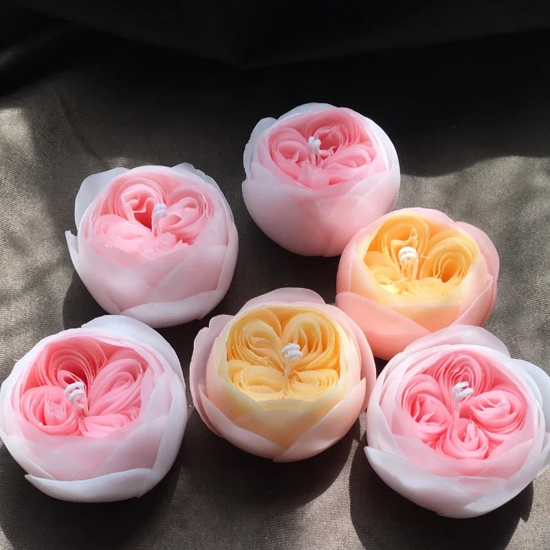 Austin Rose Candle Silicone Mold DIY Flowers Candle Making Soap Resin Chocolate Mold Valentine's Birthday Gifts Craft Home Decor images - 6