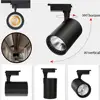 Set of Track Lamps LED Spot Lighting 20W 30W 40W 220V Track Light Fixtures with Rail for Ceiling Wall Living Room Tracks Spots 3