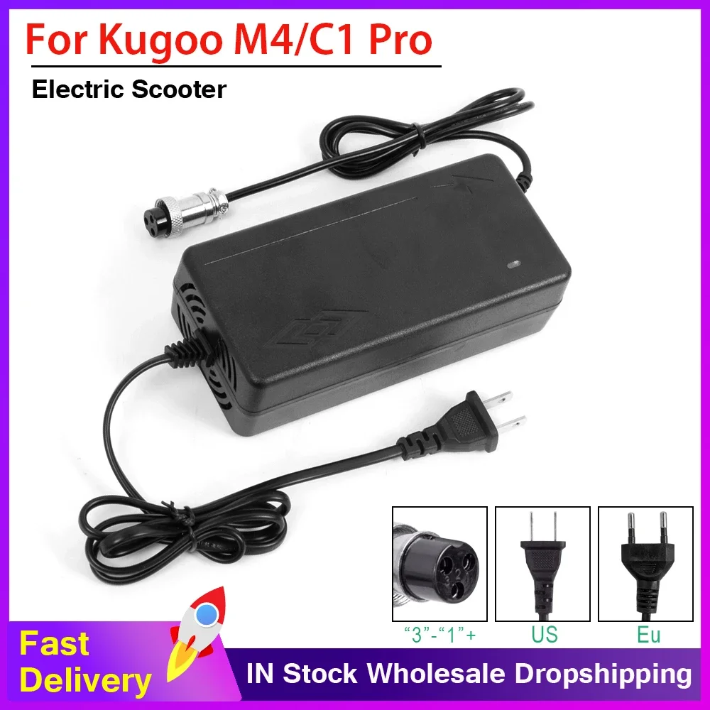 

Зарядное устройство для электрического скутера Kugoo M4 /C1 Pro, 54,6 в, 2 А