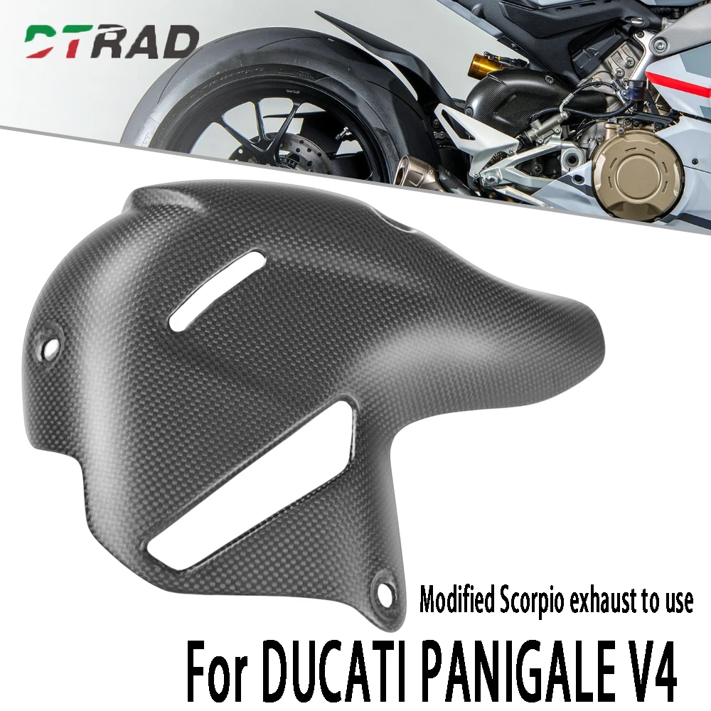 

For DUCATI V4/V4S/V4R Streetfighter V4 V4S Scorpio exhaust hood 100% CARBON FIBER