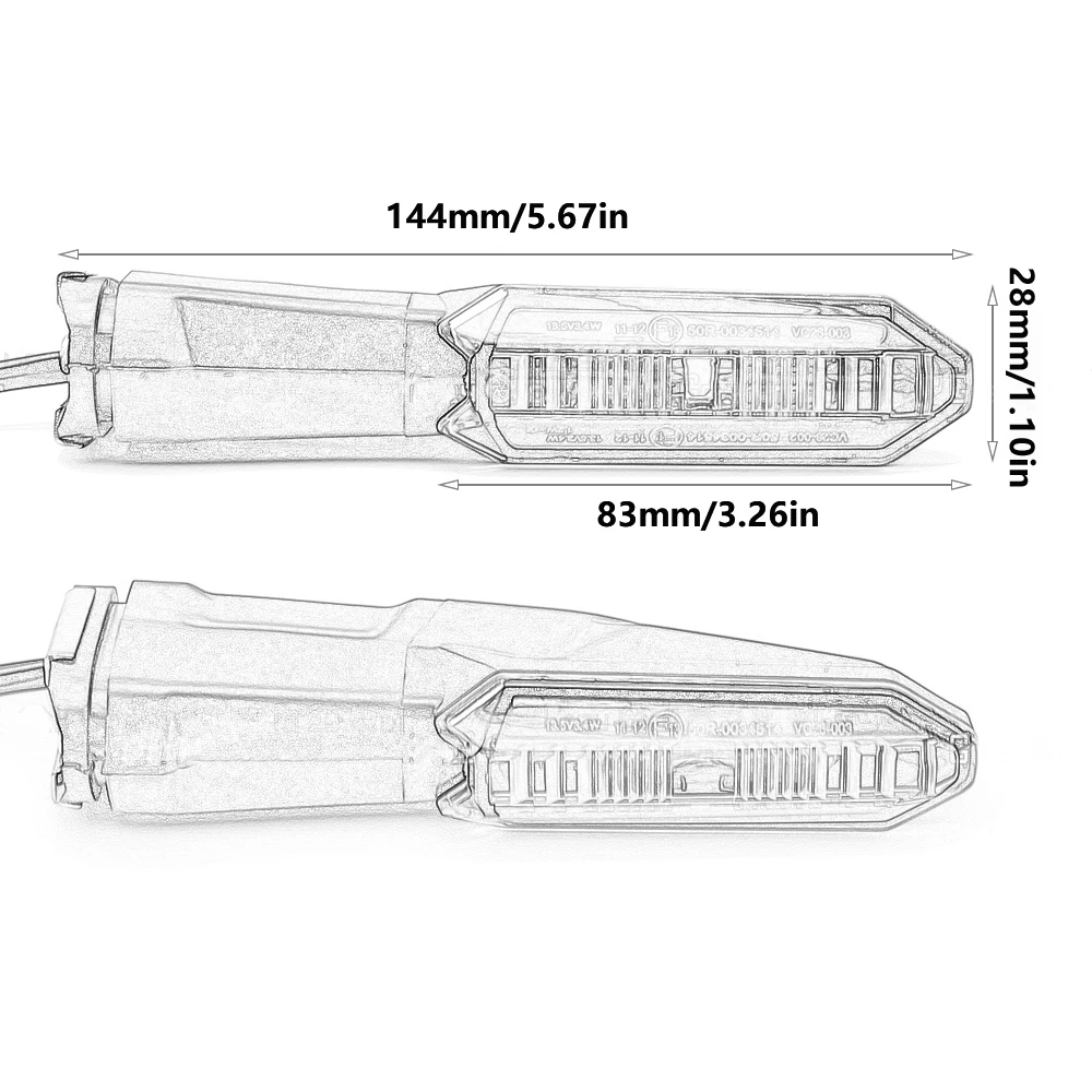 LED Turn Signal Indicator Light Blinker Fit Z900 Z900RS For KAWASAKI Z125 Z250 Z250SL Z300 Z400 Z650 Z750 Z800 Z1000 Z1000R