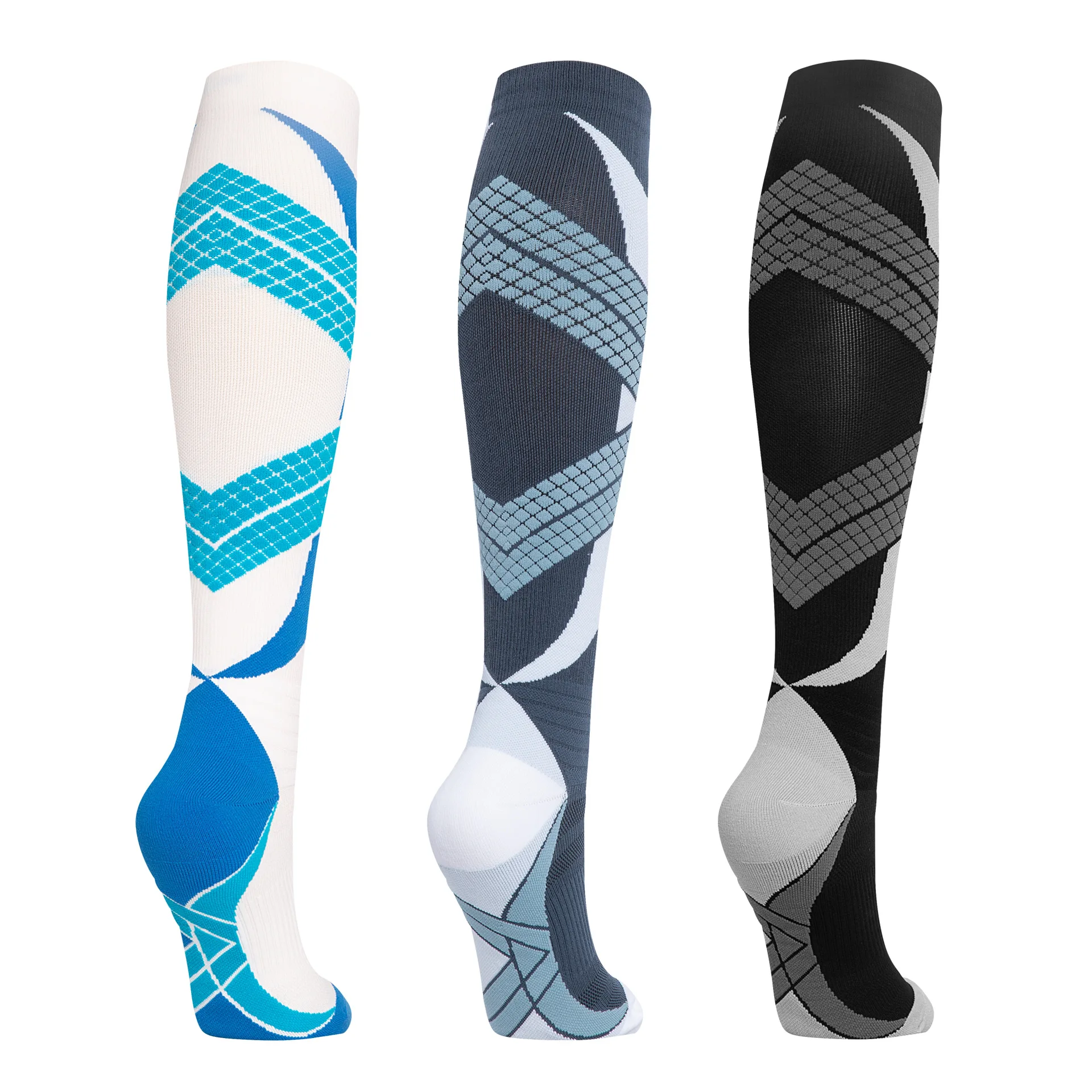 Sports Socks Long Leg Socks Outdoor Mountaineering Marathon Running Socks Jump Rope Badminton Long Leg Compression Socks
