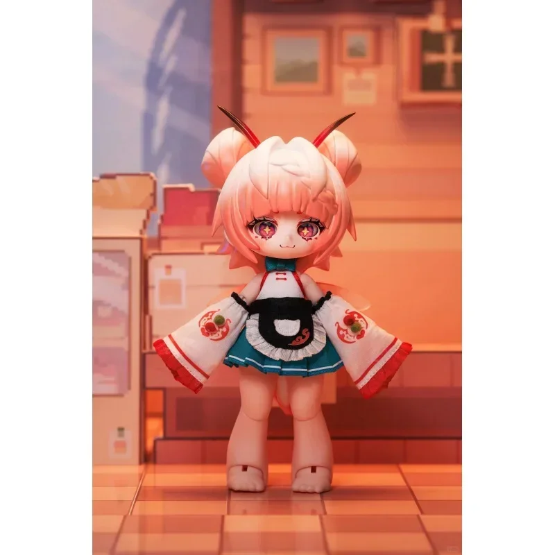 Kukaka Insect Cafe Series Blind Box BJD Mystery Box  Action Anime Figures Caja Misteriosa  Random Blind Box  Figure Kawaii Model
