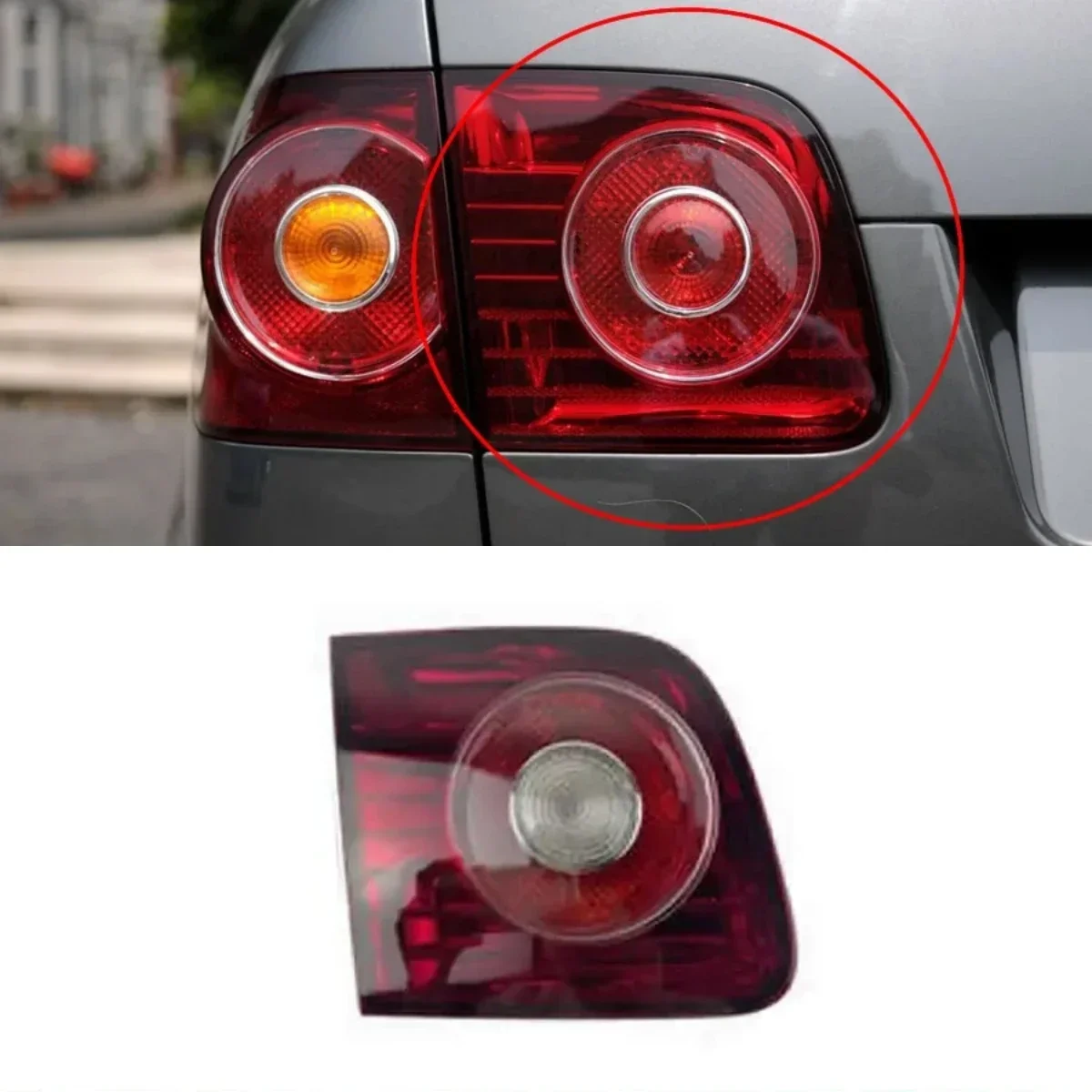 

For Volkswagen VW Polo Inner Tail Lamp Sedan Taillight Rear Brake Lamp Assembly Tail Lights 1PCS 2011 2012 2013
