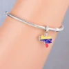 FC Jewelry Fit Original Charm Bracelet 925 Silver COLOMBIA MEXICO NICARAGUA PERU Argentina Flag Bead For Making Women Berloque 4