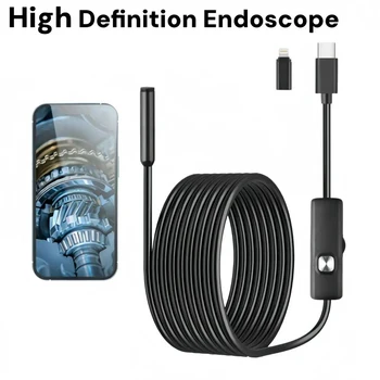 5.5mm/8mm TYPE C Endoscope Camera 1080P HD Borescope  Inspection Camera for iOS & Android Samsung 1