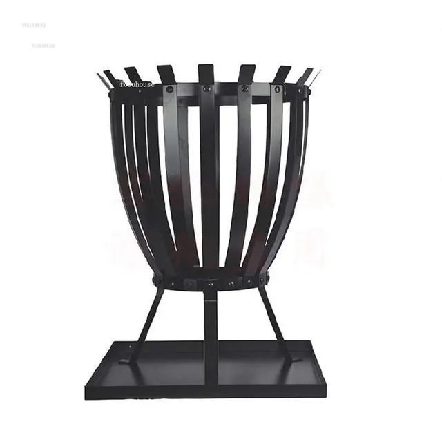 Otthoni Teraszfűtés Nagy, Brazier Polcpatio Melegítők Barbecue Kályha Máglya Kültéri Nagyszabású Rendezvény Party Tűzifa Melegítő - Image 3