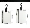 KEEP DIVING Underwater Writing Slate Diving Wordpad Gear Board with Swivel Clip and Pencil for Water Sports Diving Swimming 4