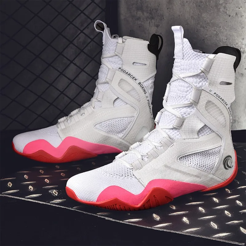 Description Picture 3 of item2024 Hot Wrestling Shoes Men Good Quality Boxing Sport Shoe Man Breathable Fighting Shoes Mens Gym Training Shoe Big Boy