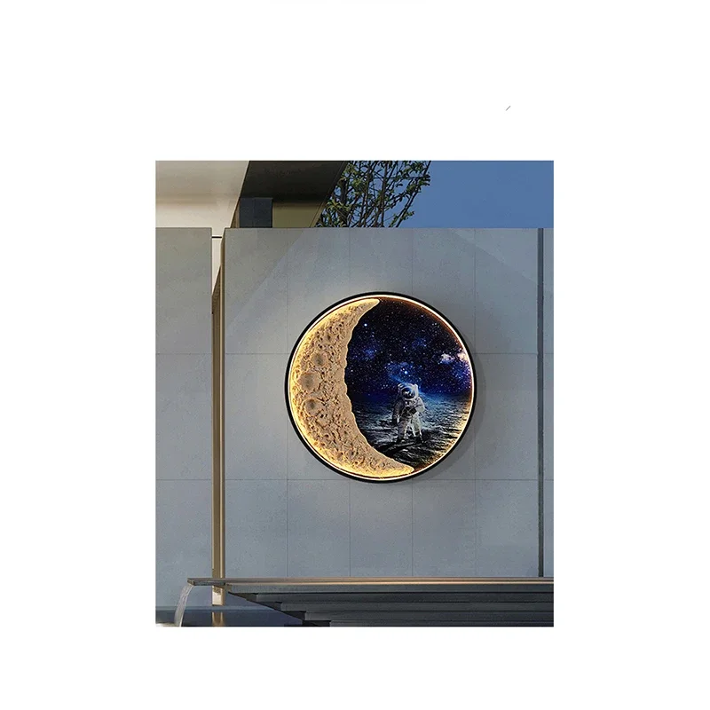 Solar Circular Wall Light